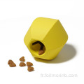 Chien jouet d&#39;alimentation pour animaux de compagnie brillant hexagonal personnalisé